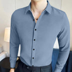 Business Waffle Designer Men’s Shirt | Stylish Formal Wear