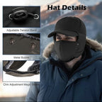 Unisex 3 In 1 Winter Warm Face Mask with Cap
