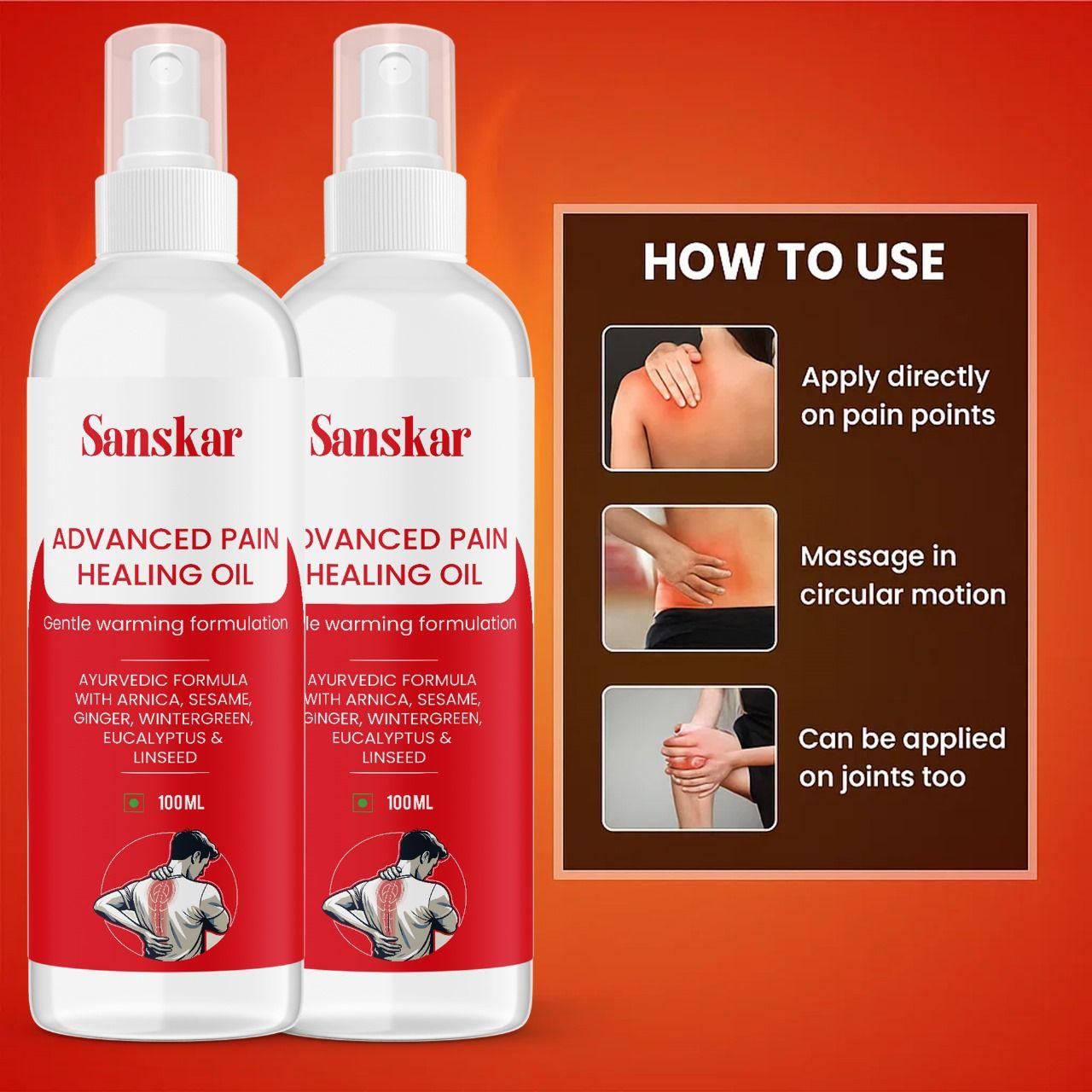 Advanced Pain Healing Oil for Fast Relief & Mobility