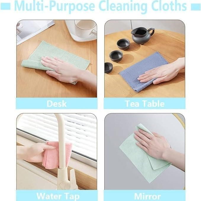 Microfiber Cleaning Cloth 20 PCS | Multipurpose Duster