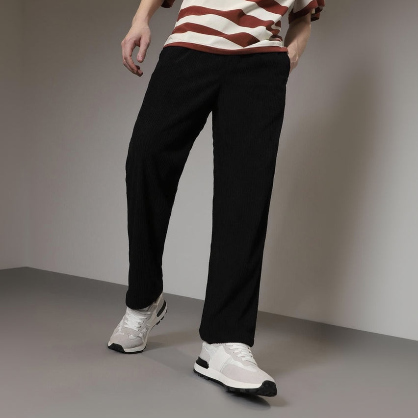 Men’s Corduroy Fabric Stylish Pants | Casual Comfort Wear