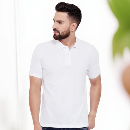 Cotton Matty Polo Neck Men’s T-Shirt (Pack of 3)