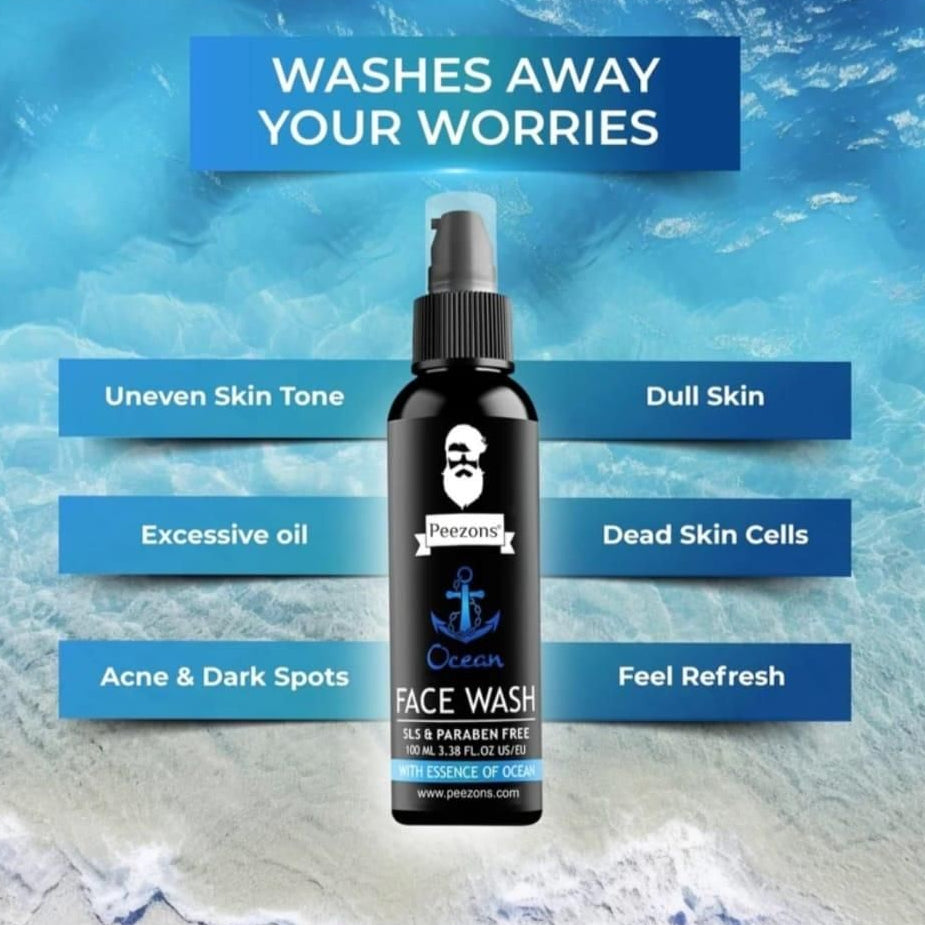 Ocean Face Wash 100ml for Deep Cleansing & Fresh Skin