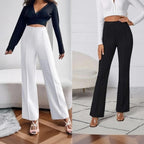 Women’s Non-Transparent Stylish Pant Pack of 2 (BW)