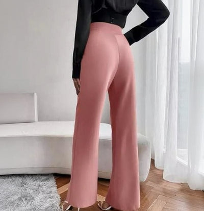 Women’s Non-Transparent Classic Stylish Pant – Pink