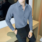 Business Waffle Designer Men’s Shirt | Stylish Formal Wear