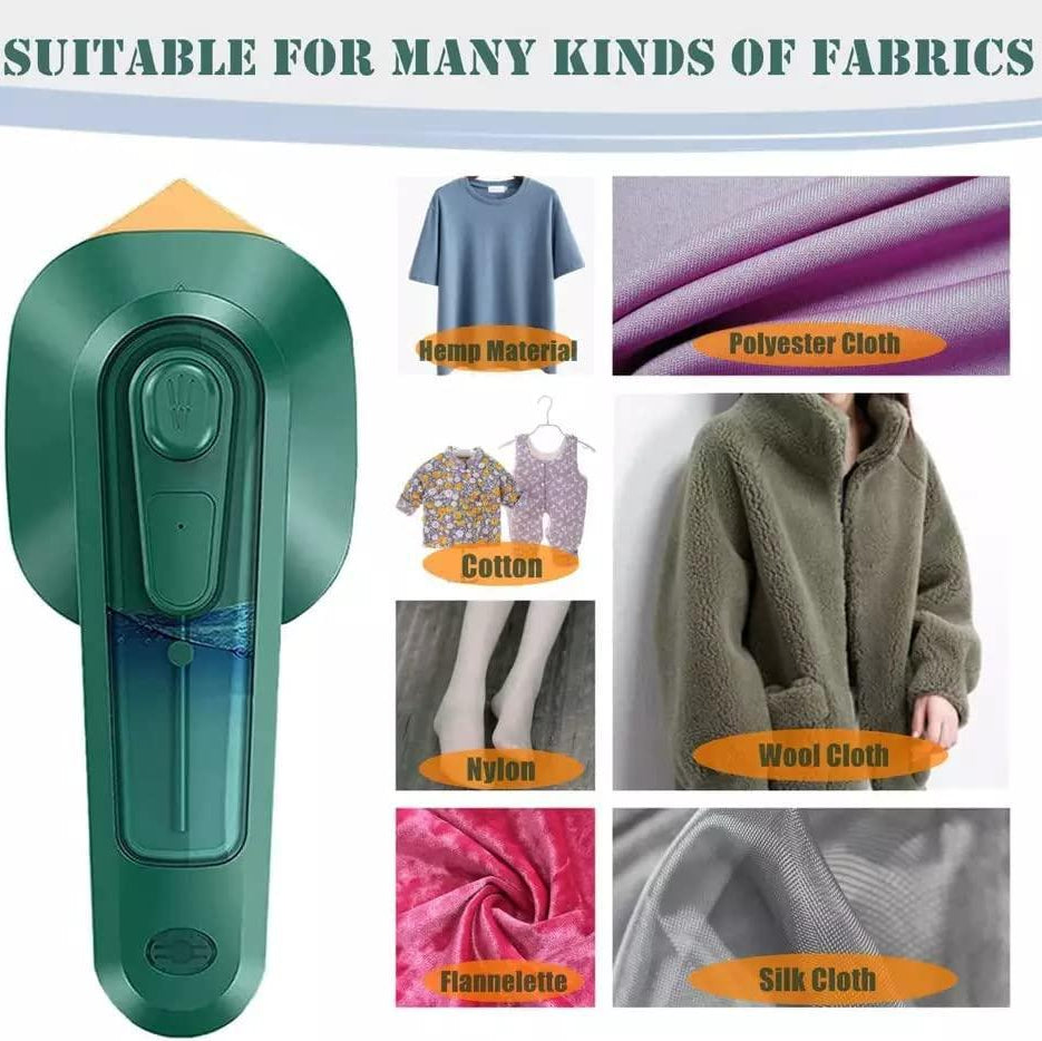 Portable Travel Steam Iron for Clothes – Dry & Wet Use