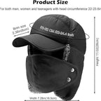 Unisex 3 In 1 Winter Warm Face Mask with Cap