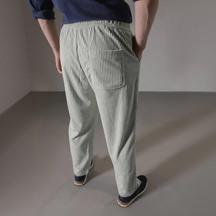 Men’s Grey Corduroy Stylish Pants | Comfortable Casual Wear