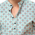 Men’s Printed Spread Collar Casual Shirt | Multicolor