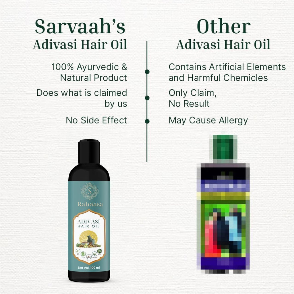 Rahaasa Adivasi Hair Oil 200ml for Hair Growth & Care
