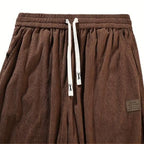 Men’s Brown Corduroy Cargo Trouser | Loose Fit Casual Wear