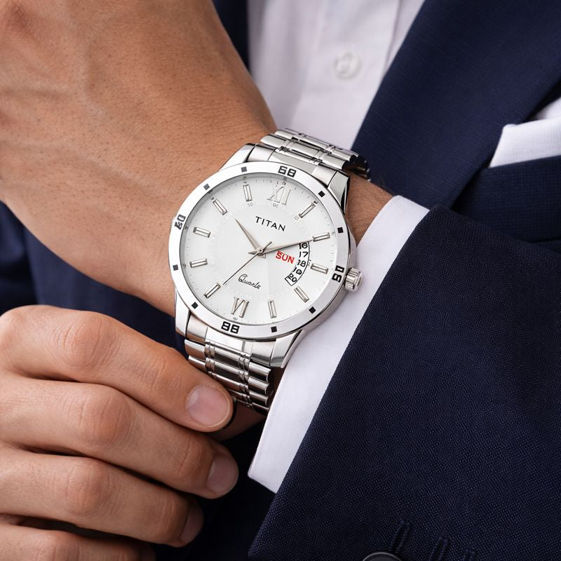 Titan Stainless Steel Analog Watch for Men | Premium