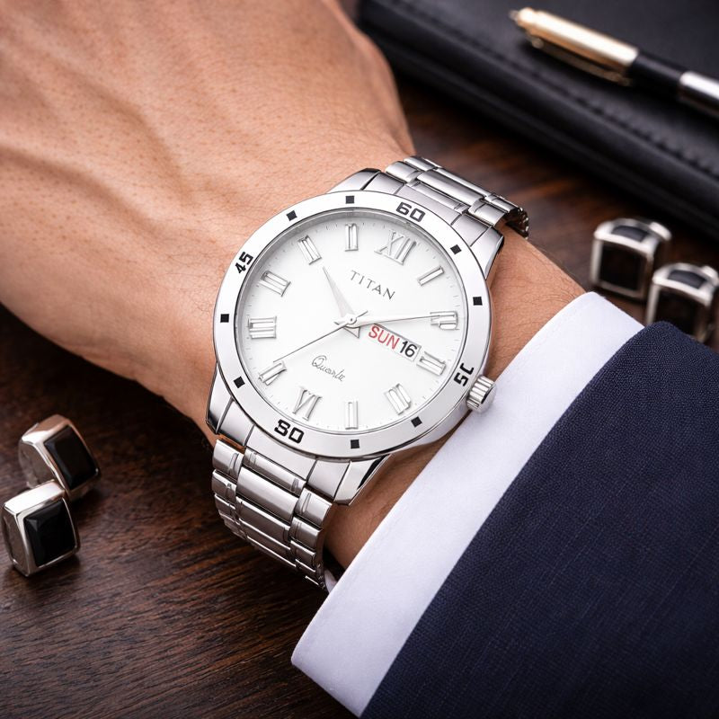 Titan Stainless Steel Analog Watch for Men | Premium