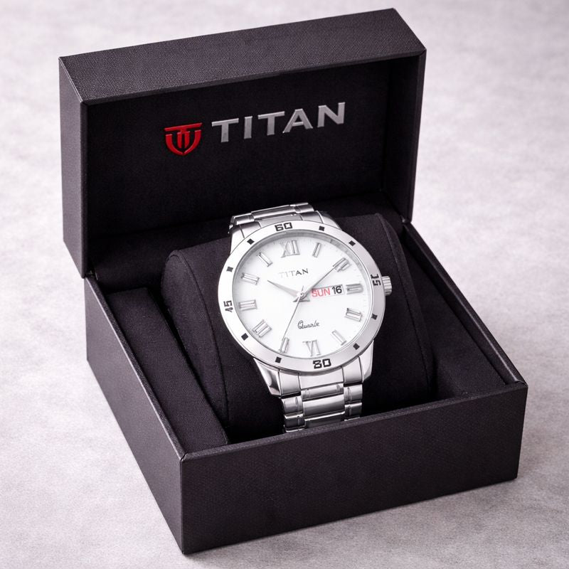 Titan Stainless Steel Analog Watch for Men | Premium