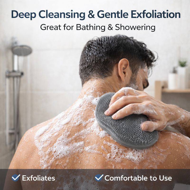 Shower Foot Scrubber Mat | Anti-Slip Massage Pad