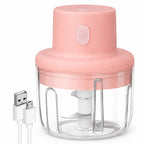 Electric Mini Garlic Chopper 250ml | USB Vegetable Chopper