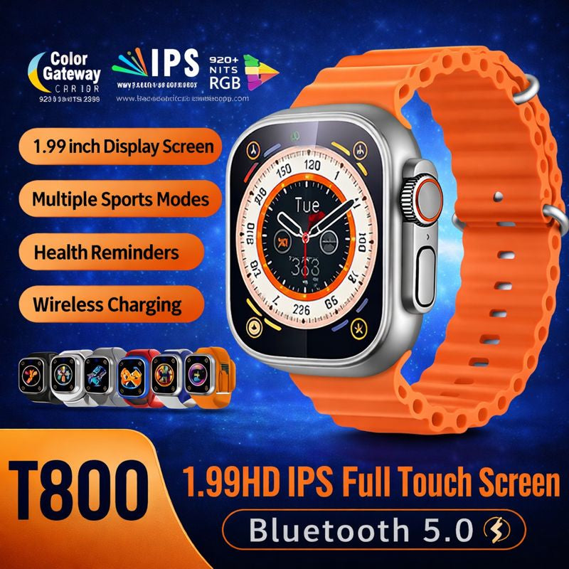 T-800 Ultra Smart Watch 1.99” HD Display | Bluetooth Calling