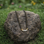 Gold & Black Beaded Mangalsutra | Elegant Design