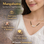 Gold & Black Beaded Mangalsutra | Elegant Design