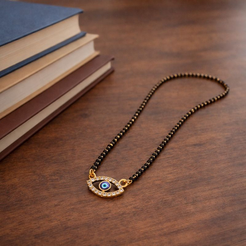 Gold-Plated Evil Eye Mangalsutra | Stylish Jewellery