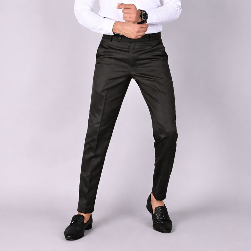Men’s Black Formal Trouser | Office & Business Wear